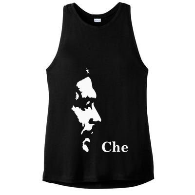 Che Guevara Cuban Guerrilla Revolution Che Ladies PosiCharge Tri-Blend Wicking Tank