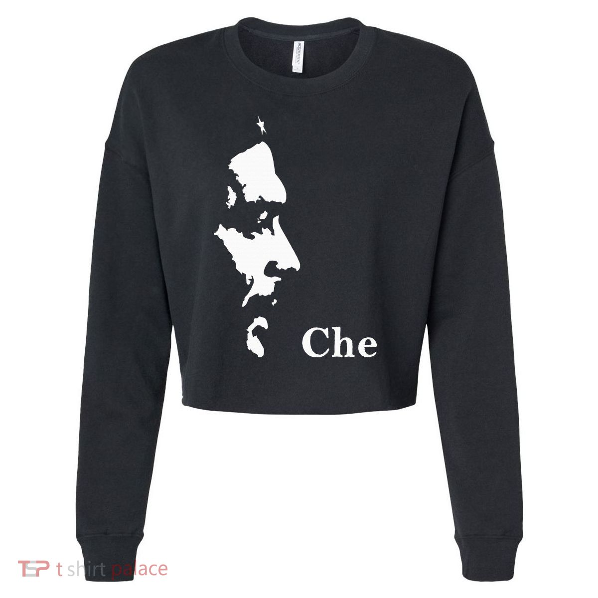 Che Guevara Cuban Guerrilla Revolution Che Cropped Pullover Crew
