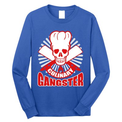 Culinary Gangster Chef Cooking Kitchen Food Master Gift Long Sleeve Shirt