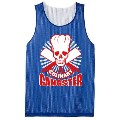 Culinary Gangster Chef Cooking Kitchen Food Master Gift Mesh Reversible Basketball Jersey Tank