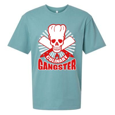 Culinary Gangster Chef Cooking Kitchen Food Master Gift Sueded Cloud Jersey T-Shirt