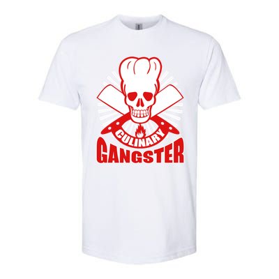 Culinary Gangster Chef Cooking Kitchen Food Master Gift Softstyle CVC T-Shirt