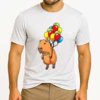 Capybara Giant Cavy Rodent With Balloons Capybara Performance Shirt