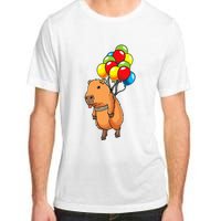 Capybara Giant Cavy Rodent With Balloons Capybara Adult ChromaSoft Performance T-Shirt