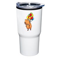 Capybara Giant Cavy Rodent With Balloons Capybara Tumbler