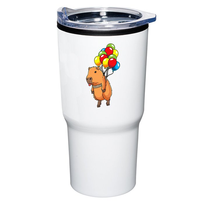 Capybara Giant Cavy Rodent With Balloons Capybara Tumbler