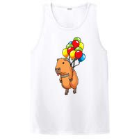 Capybara Giant Cavy Rodent With Balloons Capybara PosiCharge Competitor Tank