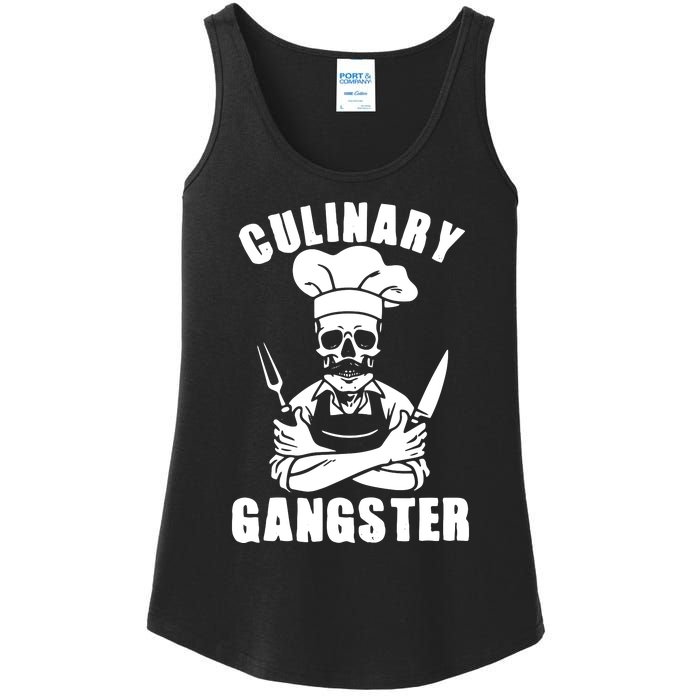 Culinary Gangster Cool Cooking Guru Ladies Essential Tank