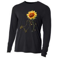 Cat Graphic Cat Sunflower Cat Sunshine Cat Lover Cooling Performance Long Sleeve Crew