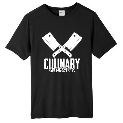 Culinary Gangster Chef Knife For Culinary Artist Cook Chef Cute Gift Tall Fusion ChromaSoft Performance T-Shirt