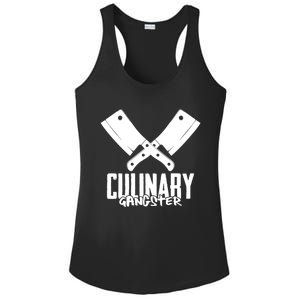 Culinary Gangster Chef Knife For Culinary Artist Cook Chef Cute Gift Ladies PosiCharge Competitor Racerback Tank