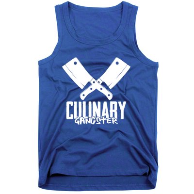 Culinary Gangster Chef Knife For Culinary Artist Cook Chef Cute Gift Tank Top