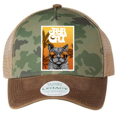 Cats Glasses Legacy Tie Dye Trucker Hat