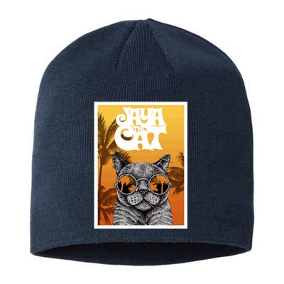 Cats Glasses Sustainable Beanie