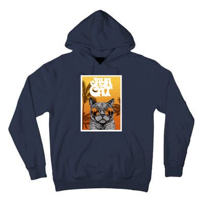 Cats Glasses Tall Hoodie