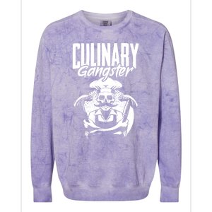 Culinary Gangster Cooking Culinary Art Cuisine Cook Chef Meaningful Gift Colorblast Crewneck Sweatshirt