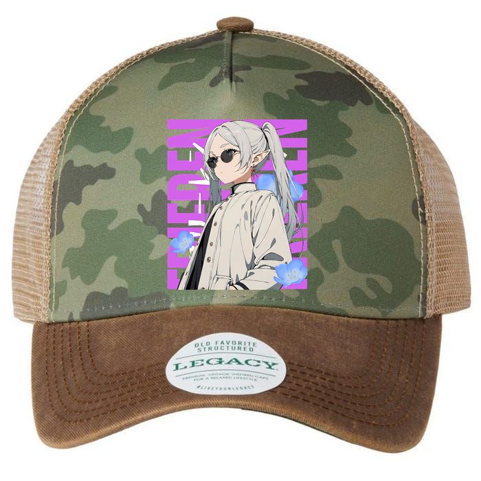 Cool Graphic Chill Day With Frieren Legacy Tie Dye Trucker Hat