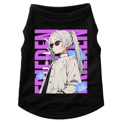Cool Graphic Chill Day With Frieren Doggie Tank