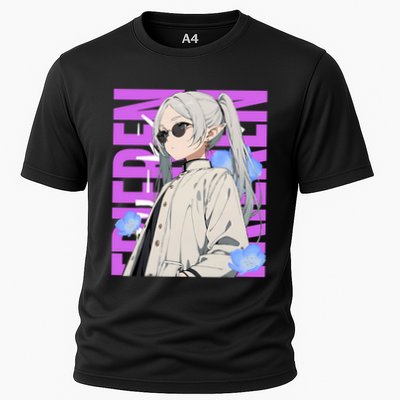 Cool Graphic Chill Day With Frieren Performance Shirt