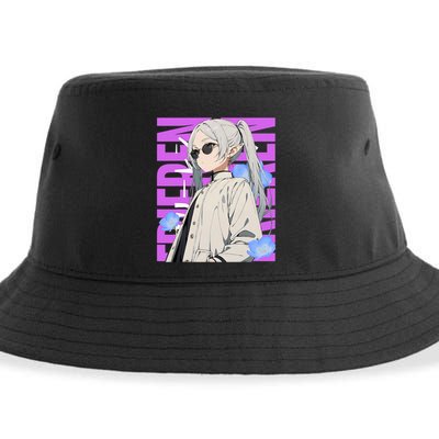 Cool Graphic Chill Day With Frieren Sustainable Bucket Hat