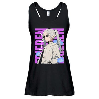 Cool Graphic Chill Day With Frieren Ladies Essential Flowy Tank