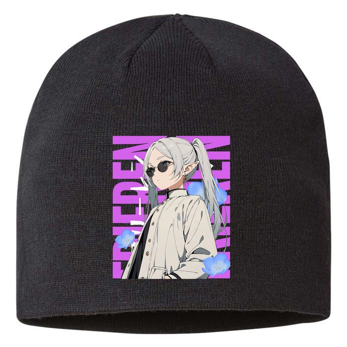 Cool Graphic Chill Day With Frieren Sustainable Beanie