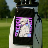 Cool Graphic Chill Day With Frieren Golf Towel