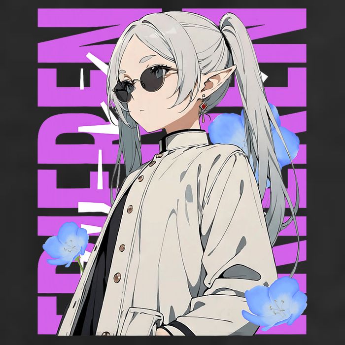 Cool Graphic Chill Day With Frieren Golf Towel