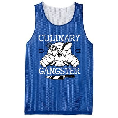 Culinary Gangster Culinary Chefs Sous Chefs Cooking Lovers Gift Mesh Reversible Basketball Jersey Tank