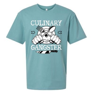 Culinary Gangster Culinary Chefs Sous Chefs Cooking Lovers Gift Sueded Cloud Jersey T-Shirt