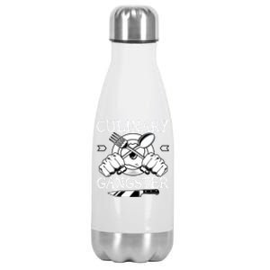 Culinary Gangster Culinary Chefs Sous Chefs Cooking Lovers Gift Stainless Steel Insulated Water Bottle