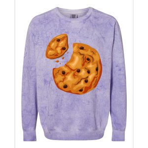 Cookie Gift Chocolate Chip Cookie Costume Gift Colorblast Crewneck Sweatshirt