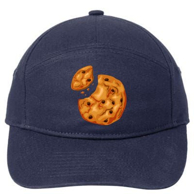 Cookie Gift Chocolate Chip Cookie Costume Gift 7-Panel Snapback Hat