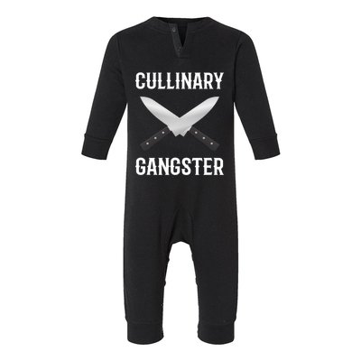 Culinary Gangster Culinary Expert Meaningful Gift Infant Fleece One Piece