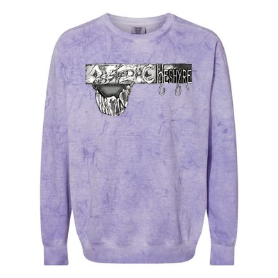 Cheshyre Grinn Colorblast Crewneck Sweatshirt