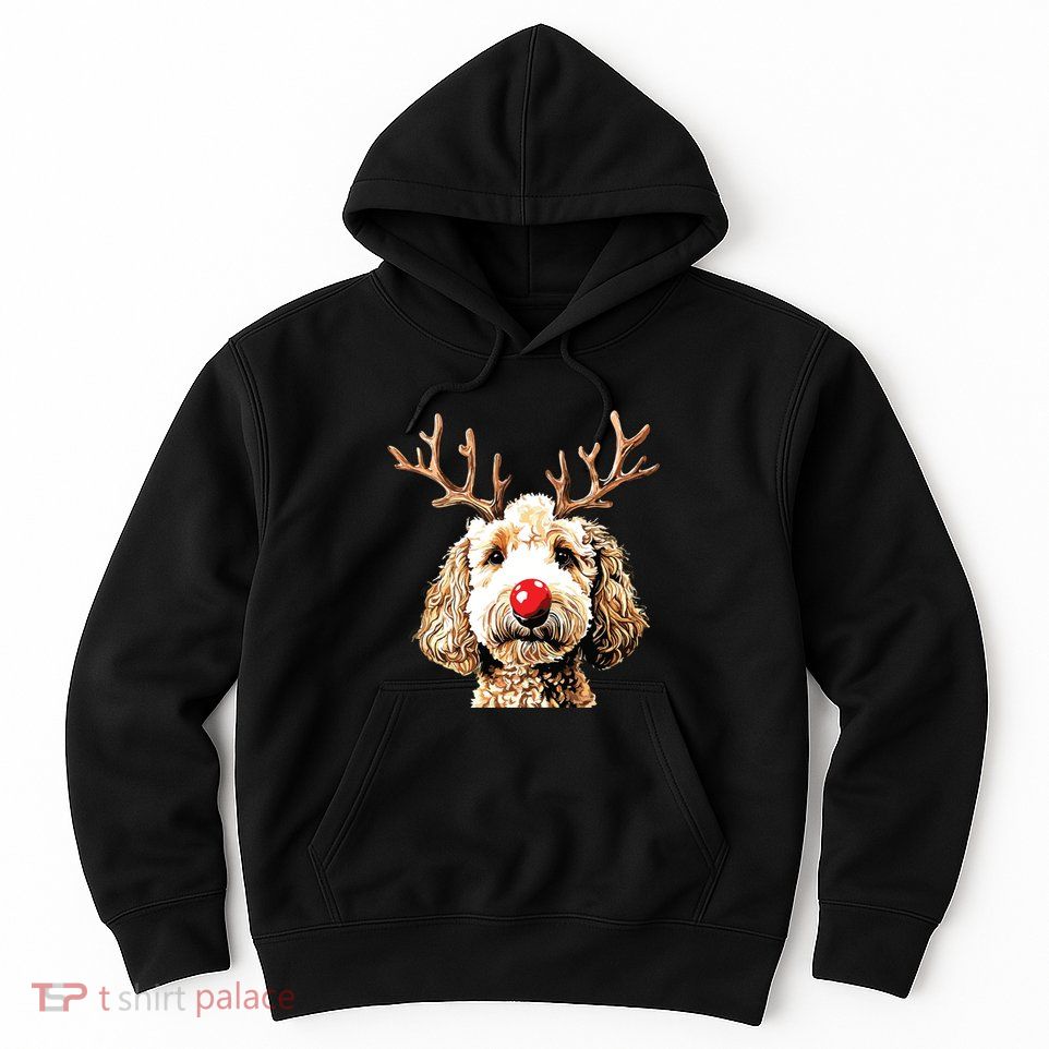 Christmas Goldendoodle Christmas Dog Hoodie
