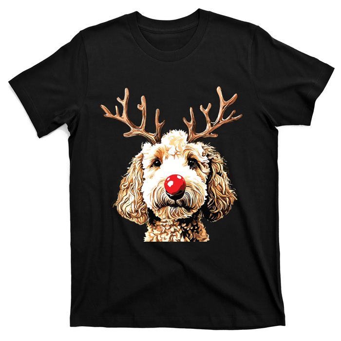 Christmas Goldendoodle Christmas Dog T-Shirt