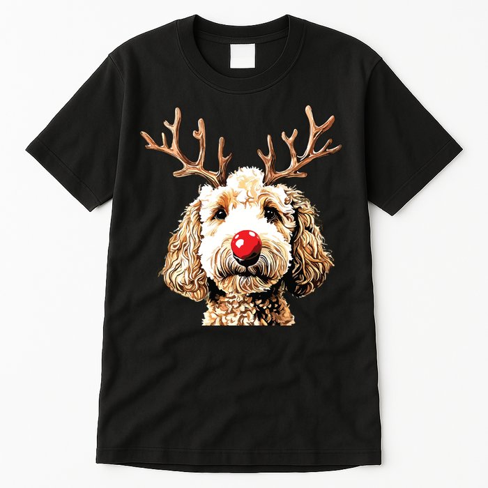 Christmas Goldendoodle Christmas Dog Tall T-Shirt