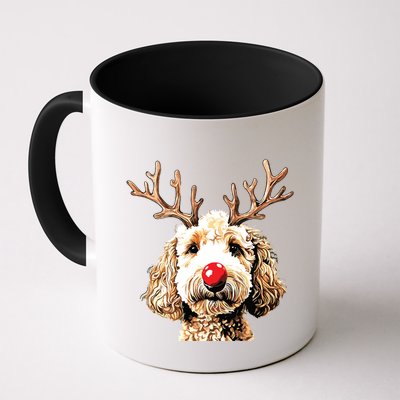 Christmas Goldendoodle Christmas Dog Mug