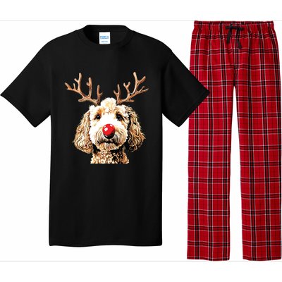 Christmas Goldendoodle Christmas Dog Pajama Set