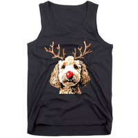 Christmas Goldendoodle Christmas Dog Tank Top