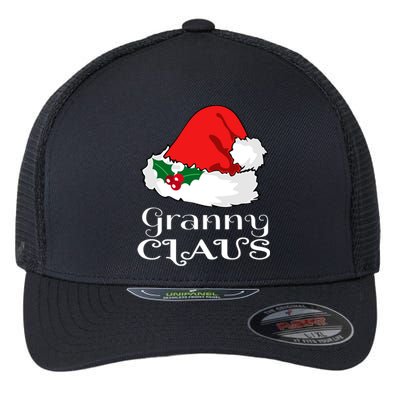 Christmas Granny Claus Matching Pajama Santa Hat Xmeaningful Giftmas Funny Gift Flexfit Unipanel Trucker Cap