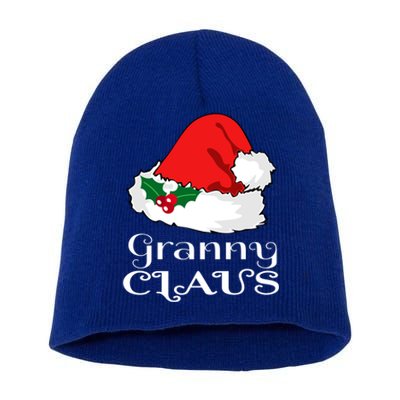 Christmas Granny Claus Matching Pajama Santa Hat Xmeaningful Giftmas Funny Gift Short Acrylic Beanie