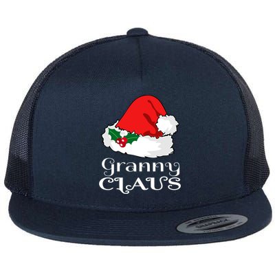 Christmas Granny Claus Matching Pajama Santa Hat Xmeaningful Giftmas Funny Gift Flat Bill Trucker Hat