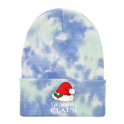 Christmas Granny Claus Matching Pajama Santa Hat Xmeaningful Giftmas Funny Gift Tie Dye 12in Knit Beanie