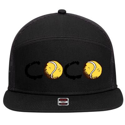 Coco Gauff Coco 7 Panel Mesh Trucker Snapback Hat