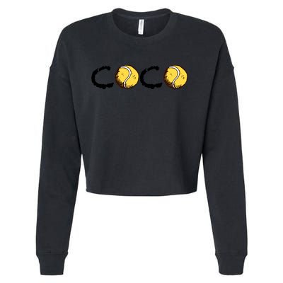 Coco Gauff Coco Cropped Pullover Crew