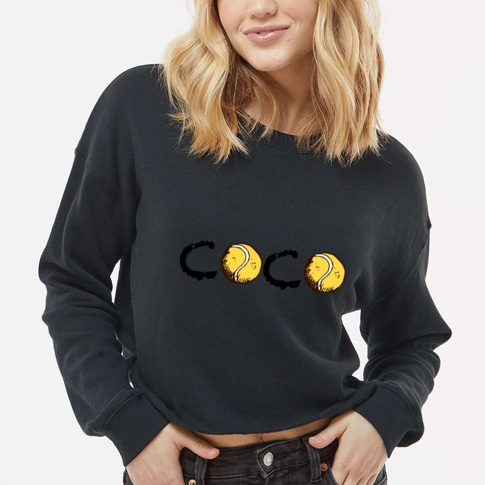 Coco Gauff Coco Cropped Pullover Crew