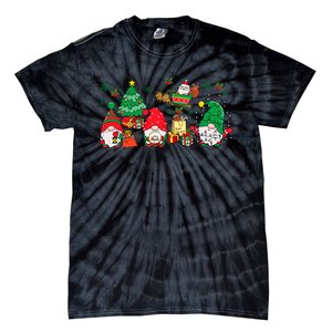 Cute Gnomes Christmas Santa Claus Gnome Xmas Family Matching Tie-Dye T-Shirt