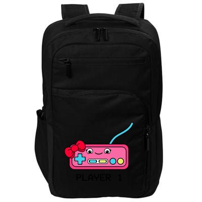Cute Game Controller Kawaii Joystick Funny Gamer Girl Matching Gamer Couple Impact Tech Backpack
